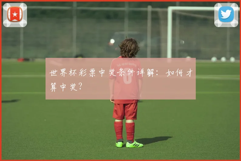 世界杯彩票中奖条件详解：如何才算中奖？